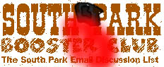 The South Park Booster Club Logo, Shot and Bleeding